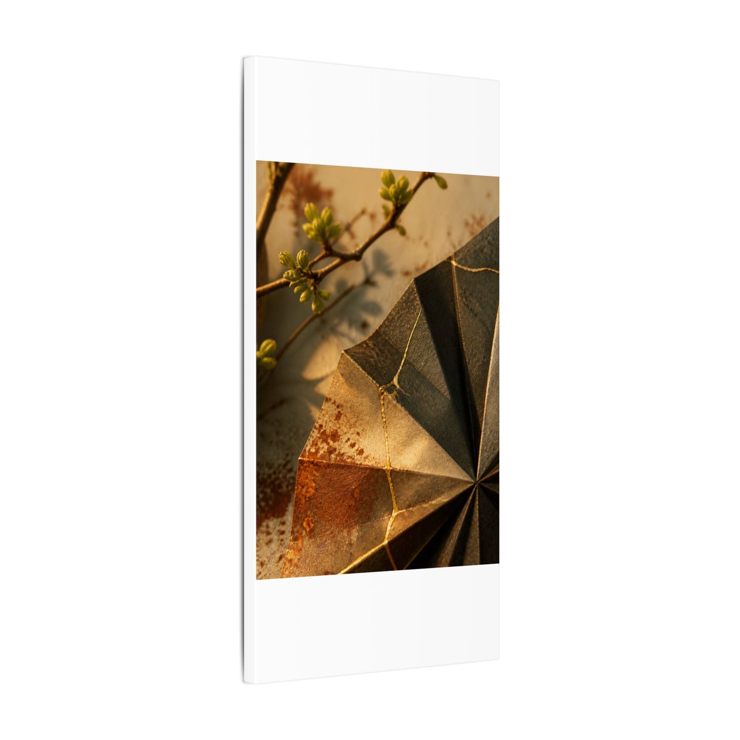 Ma Paper Fold Canvas Art - Kintsugi Broken Beauty