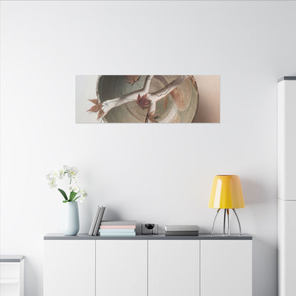 Dawn Ceramic Bowl Canvas Art - Japandi Fukinsei