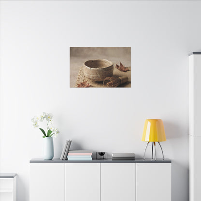 Ma Tea Ceremony Canvas Art - Japandi Texture