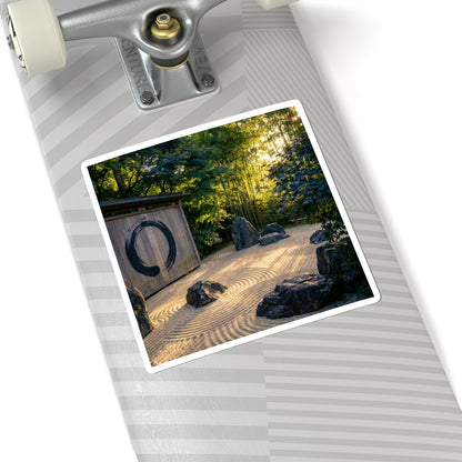 Summer Rock Garden Enso Sticker | Tranquil Decor