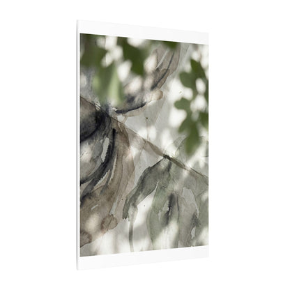 Spring Paper Fold Watercolor Canvas Art | Warm Decor