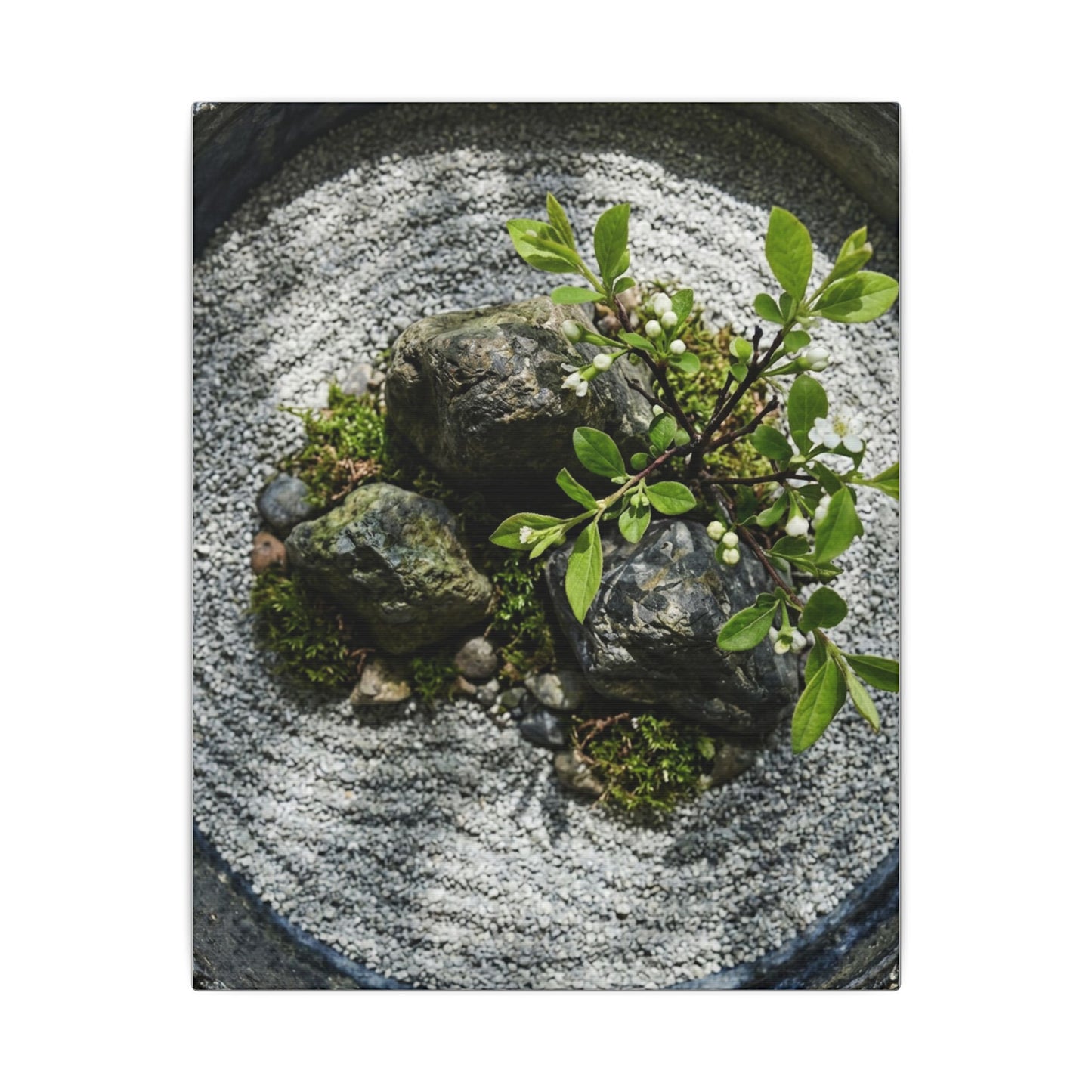 Zen Ceramic Bowl in Dappled | Karesansui Canvas Art