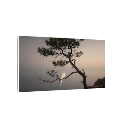 Dawn Pine Tree Canvas Art - Dark Japandi Datsuzoku