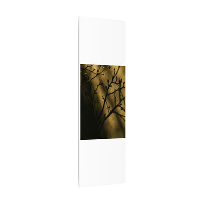 Golden Hour Shadow Play Canvas Art - Dark Japandi Seijaku