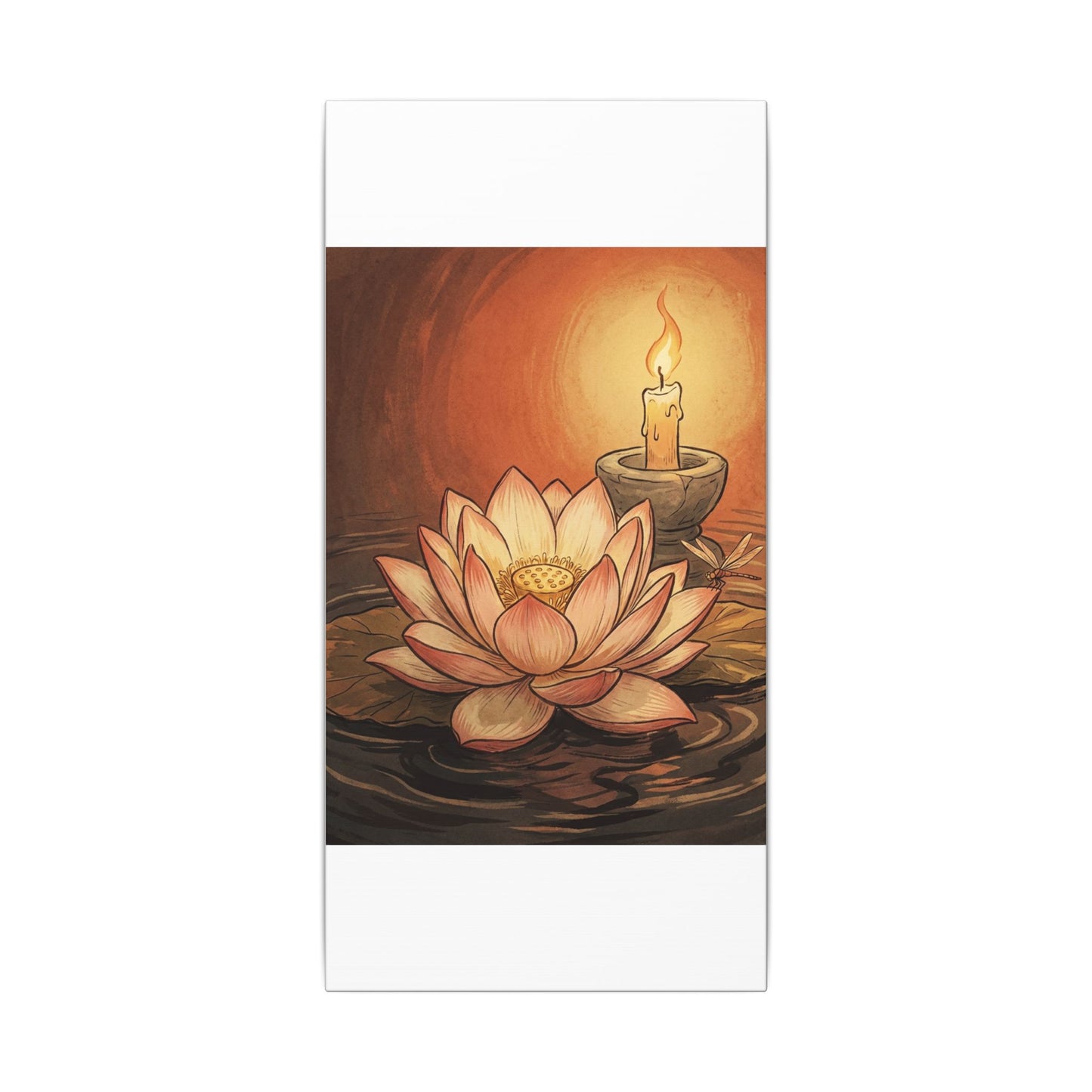 Fukinsei Dried Flowers Canvas Art - Japandi Texture
