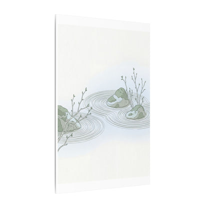 Moonlight Rock Garden Canvas Art - Japandi Ma