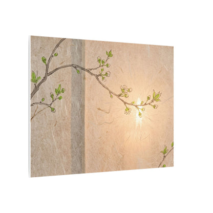 Spring Cherry Blossom Forest Whimsy Canvas Art | Rustic Decor