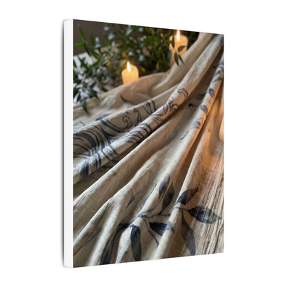 Fukinsei Silk Drape Canvas Art - Japandi Japanese Pattern