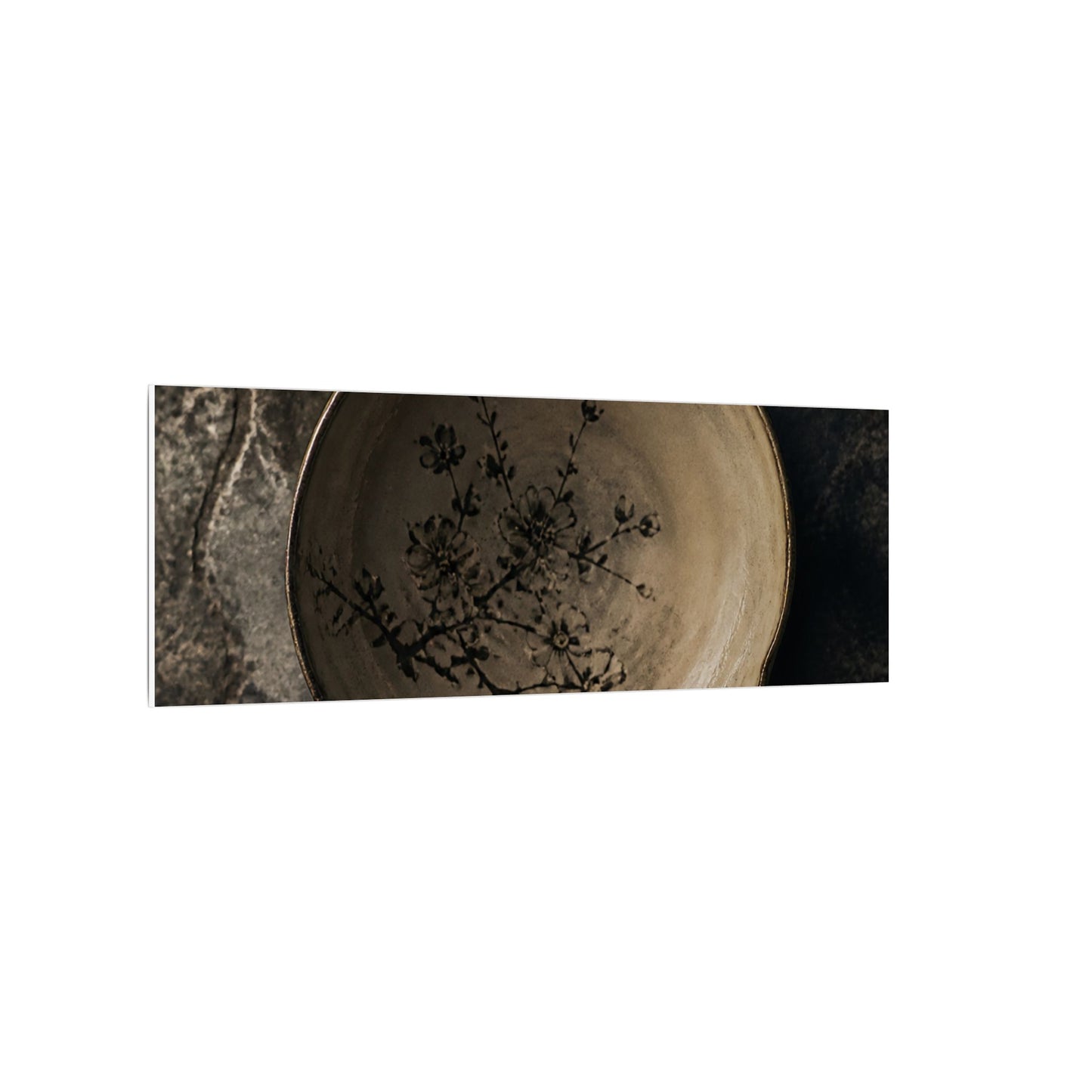Ceramic Bowl Spring Canvas Art | Japandi Earthy Design