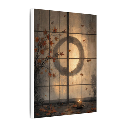 Shoji Screen Texture Canvas Art | Earthy Japandi Art