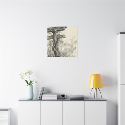 Torii Gate Summer Canvas Art | Zen Tranquil Design