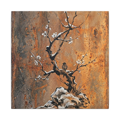 Datsuzoku Rust Patina Canvas Art - Zen Sumi E