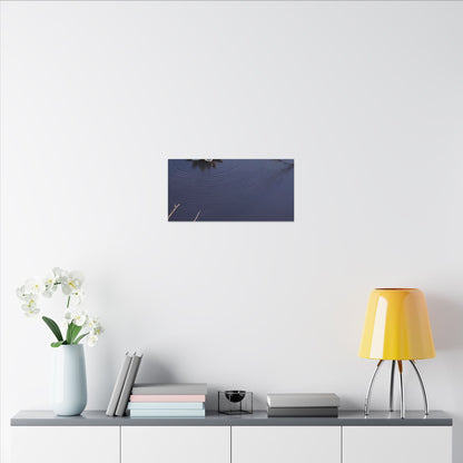 Lotus Flower Canvas Art | Winter Zen Karesansui Art
