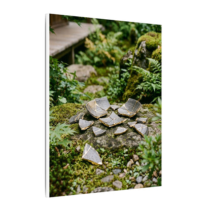 Summer Broken Pottery Gold Repair Canvas Art | Resilient Decor