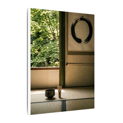 Tea Ceremony Enso Canvas Art | Serene Zen Art