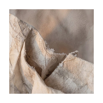Winter Paper Fold Watercolor Wall Art Print | Elegant Decor