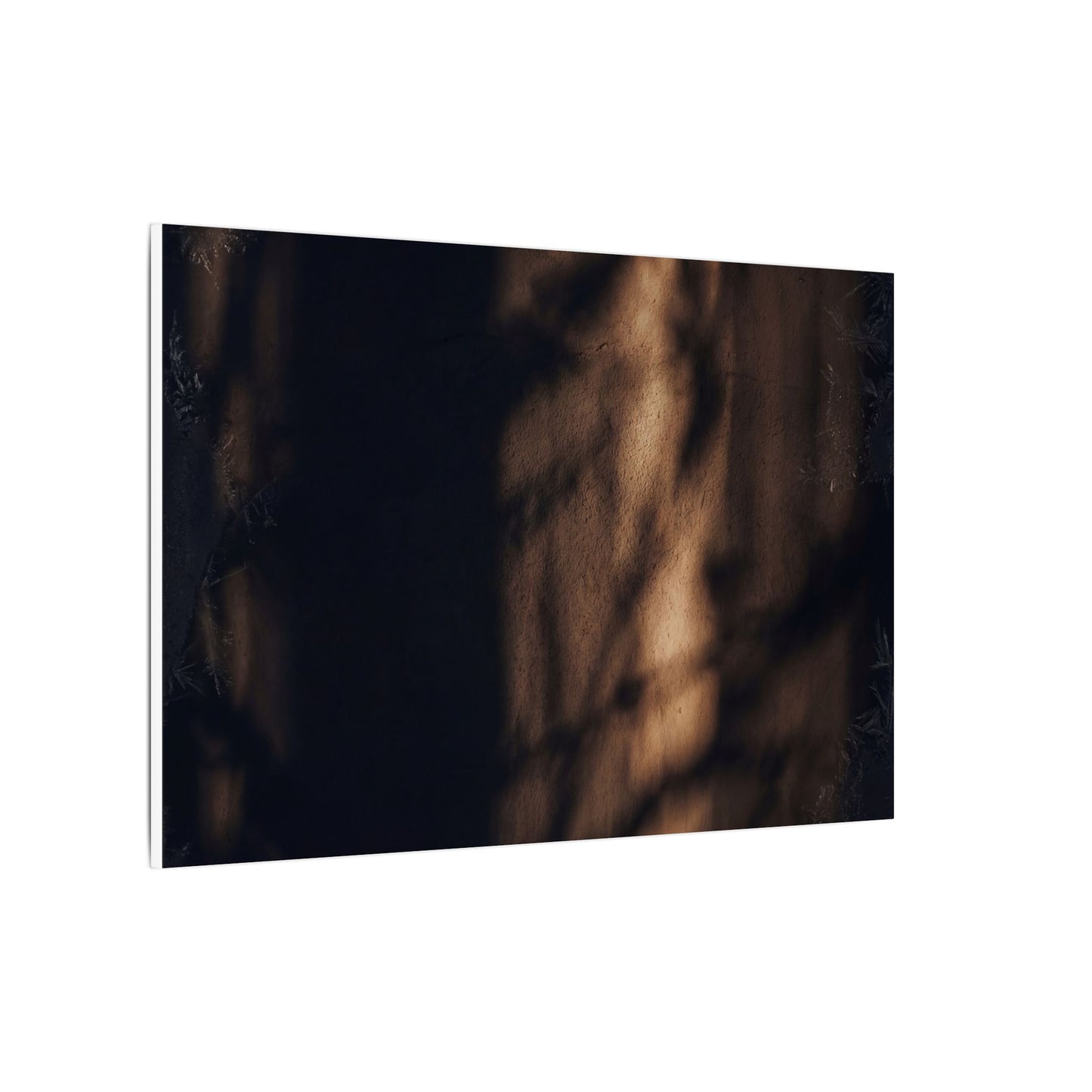 Winter Shadow Play Moody Minimal Canvas Art | Luxurious Decor