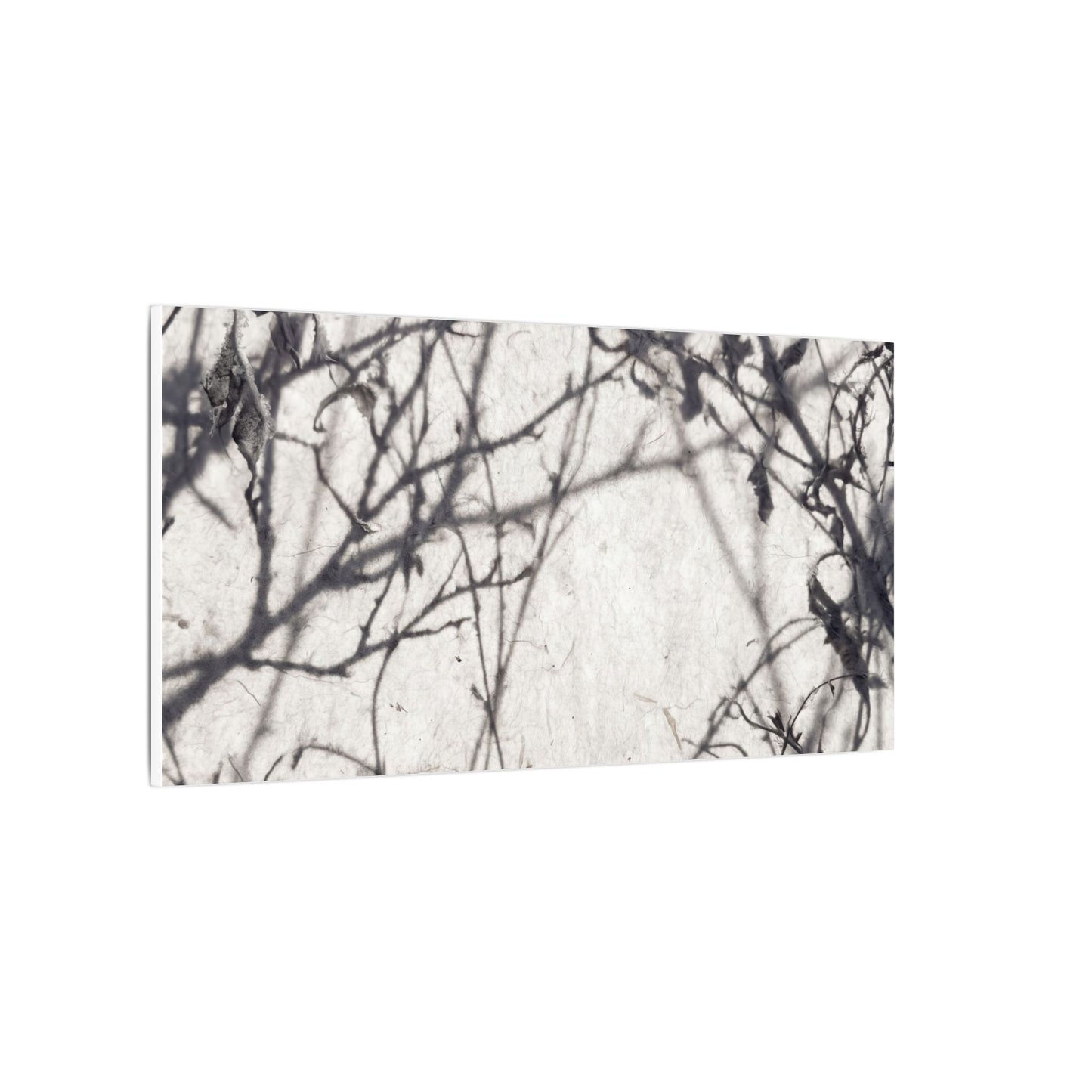 Winter Shadow Play Japanese Pattern Canvas Art | Elegant Decor