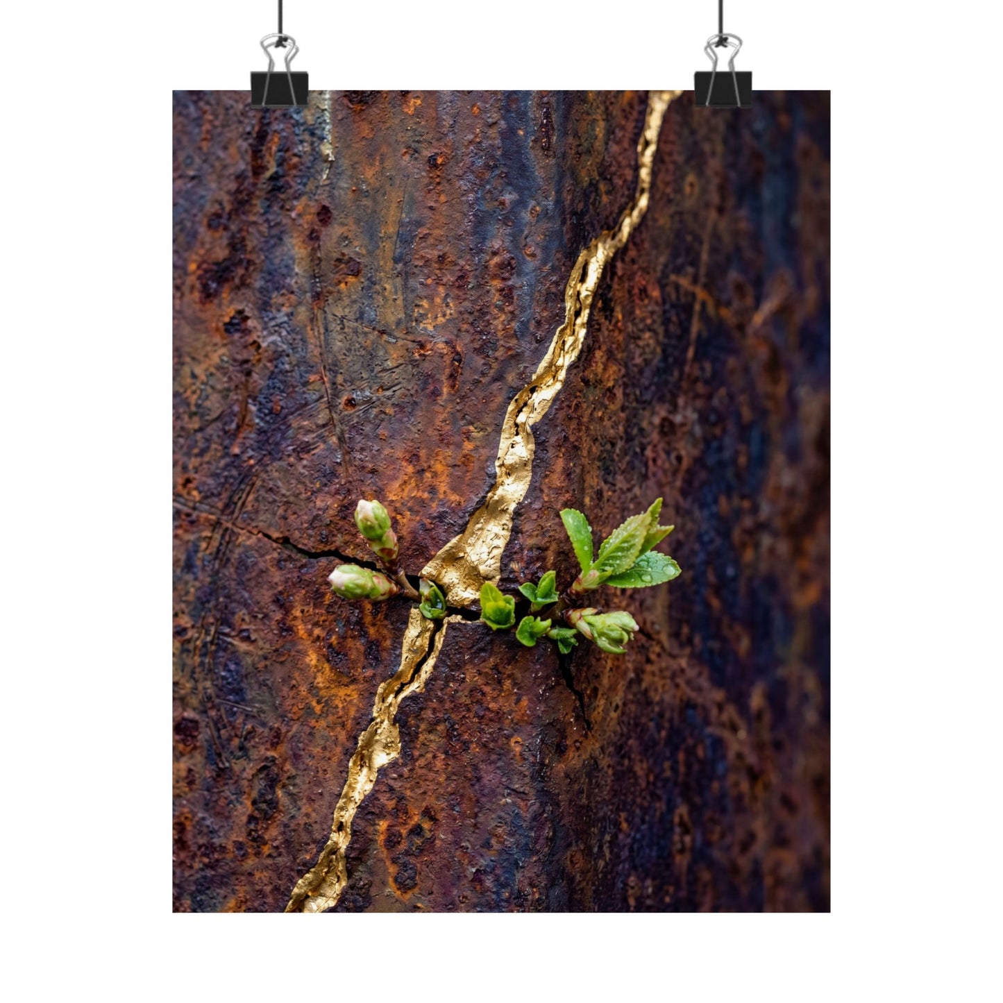 Overcast Rust Patina Wall Art Print - Kintsugi Datsuzoku