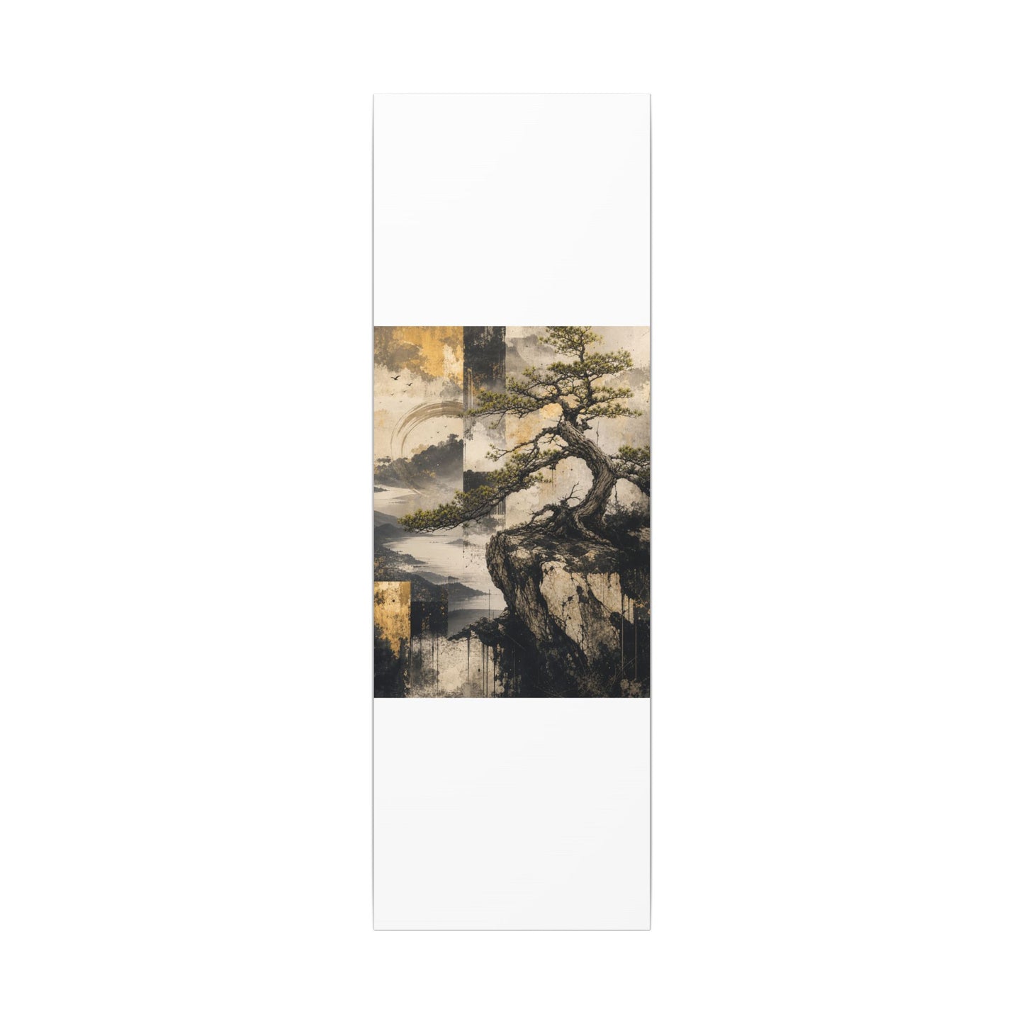 Golden Hour Pine Tree Canvas Art - Japandi Datsuzoku