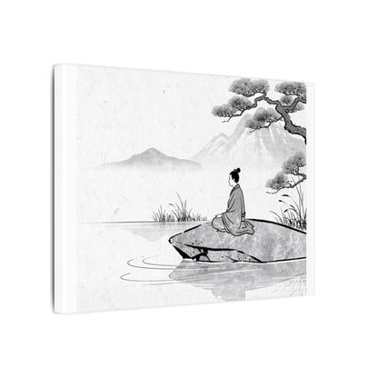 Meditation Harmonious Zen Ukiyo-e Canvas Art