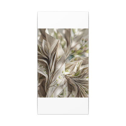 Fukinsei Paper Fold Canvas Art - Japandi Watercolor