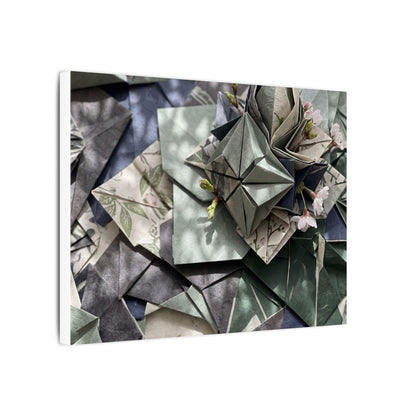 Shibui Paper Fold Canvas Art - Japandi Japanese Pattern