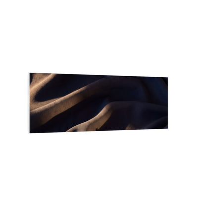 Silk Drape Shadow Zen Canvas Art | Luxurious Dark Japandi Art