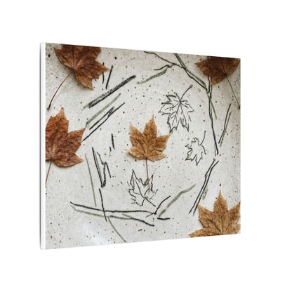 Ceramic Bowl Autumn Canvas Art | Japandi Elegant Design