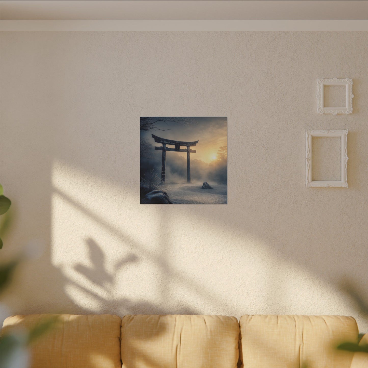 Zen Torii Gate in Golden Hour | Karesansui Canvas Art