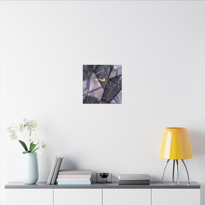 Seijaku Paper Fold Canvas Art - Kintsugi Gold Vein