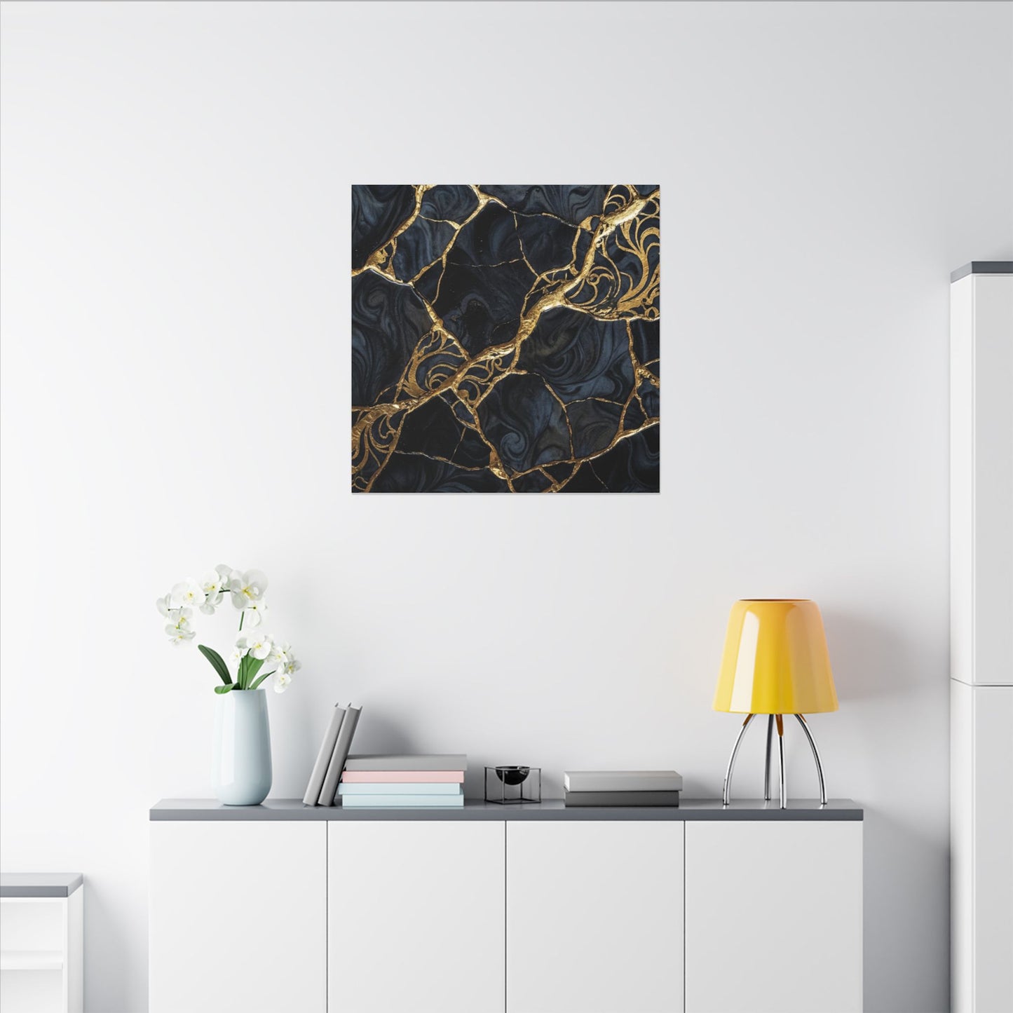 Kintsugi Gold Vein Canvas Art