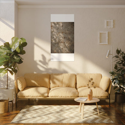 Japandi Rust Patina in Dappled | Japanese Pattern Canvas Art