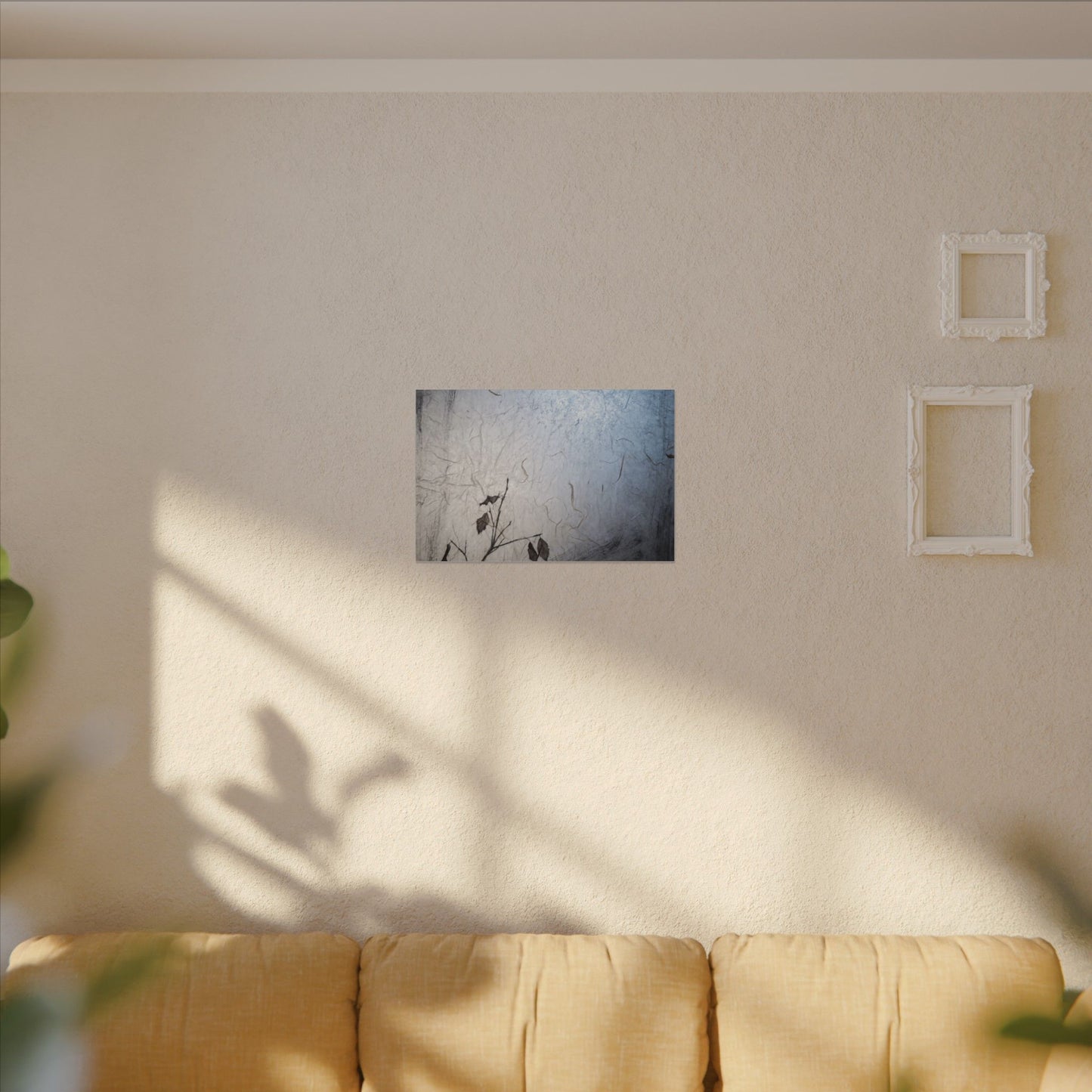Moonlight Shoji Screen Canvas Art - Japandi Shibui