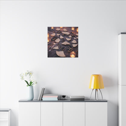 Winter Broken Pottery Broken Beauty Canvas Art | Beautiful Decor