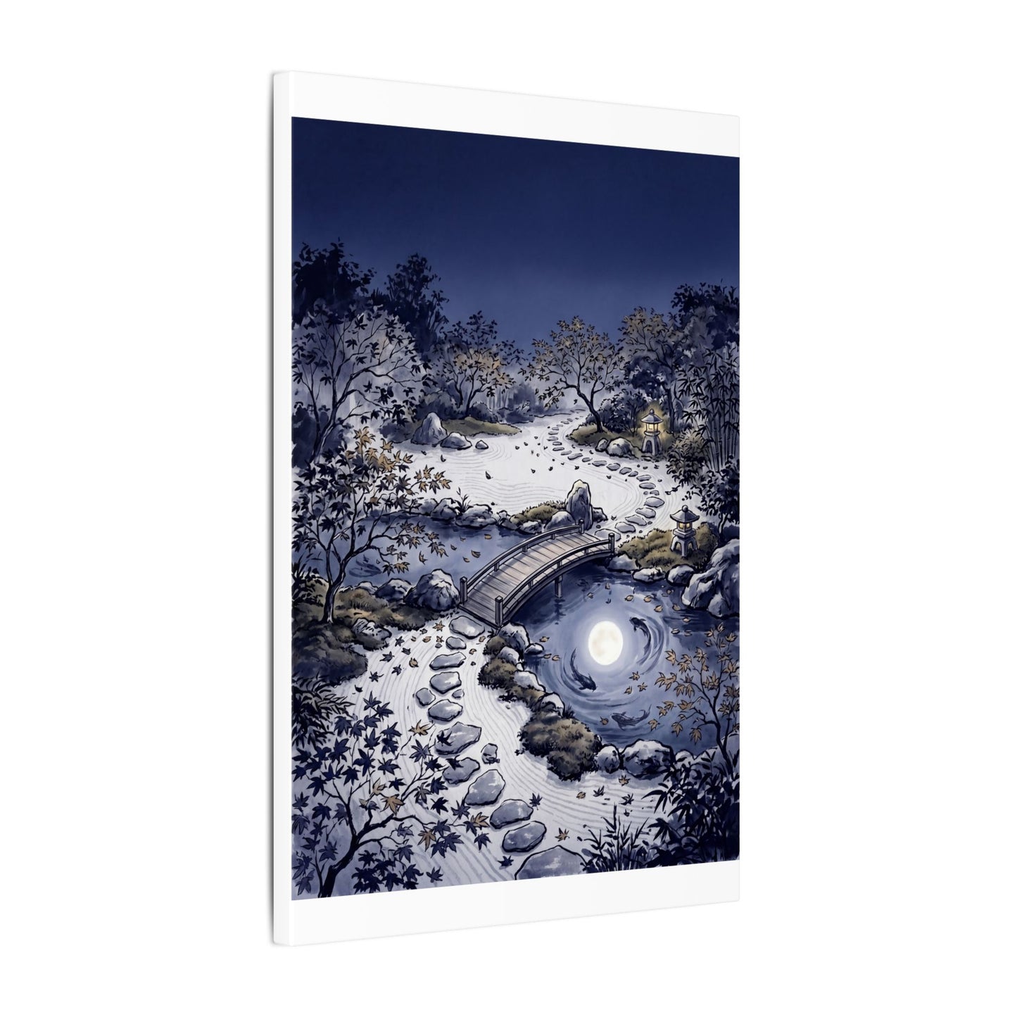 Torii Gate Enso Canvas Art | Contemplative Zen Art