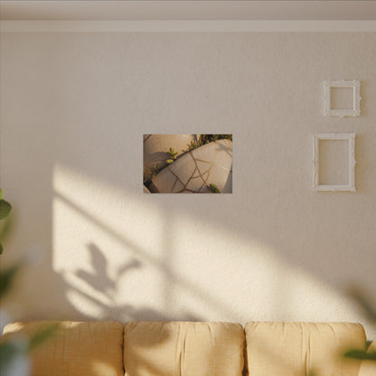 Spring Broken Pottery Gold Vein Canvas Art | Beautiful Decor
