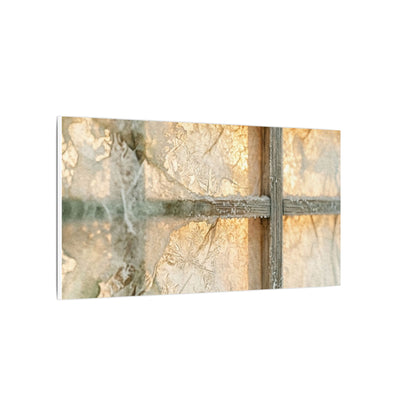 Winter Shoji Screen Watercolor Canvas Art | Elegant Decor