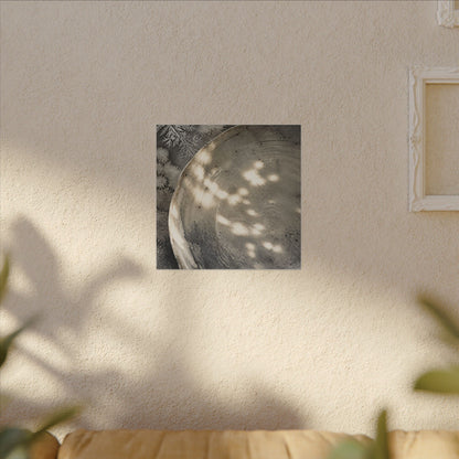 Ceramic Bowl Watercolor Canvas Art | Warm Japandi Art