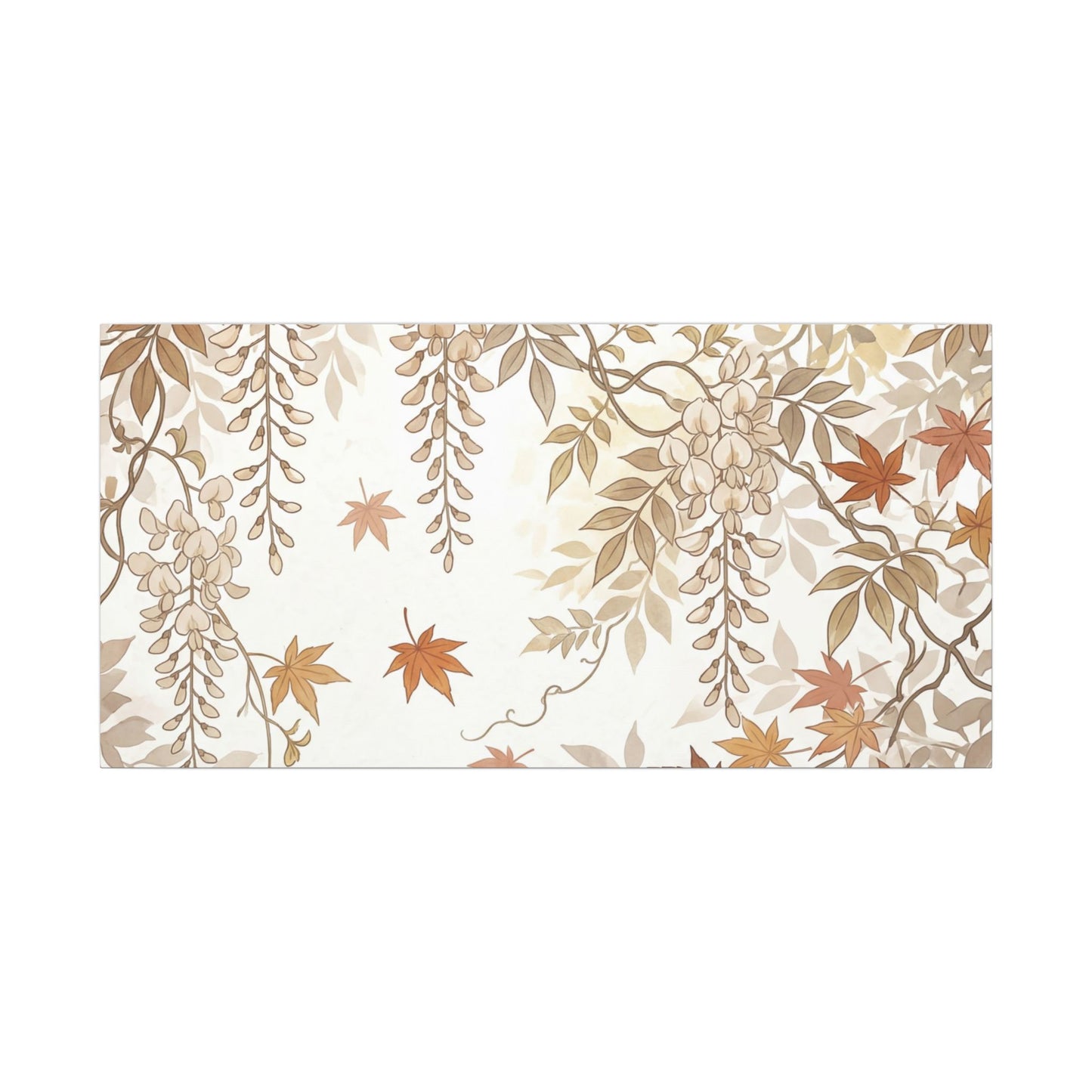 Shibui Wisteria Canvas Art - Japandi Japanese Pattern