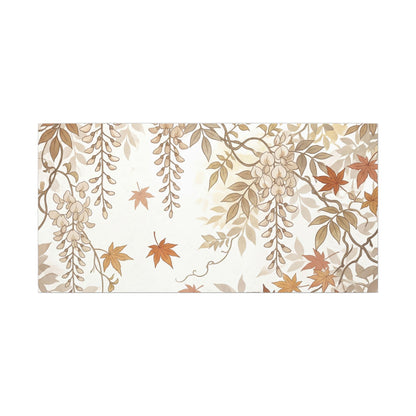 Shibui Wisteria Canvas Art - Japandi Japanese Pattern