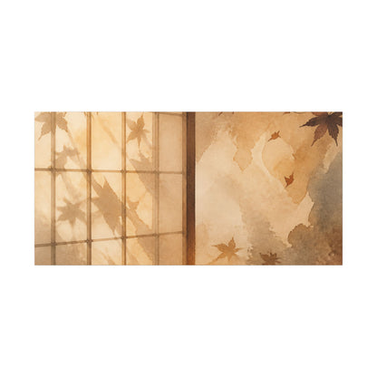 Candlelight Shoji Screen Canvas Art - Japandi Ma