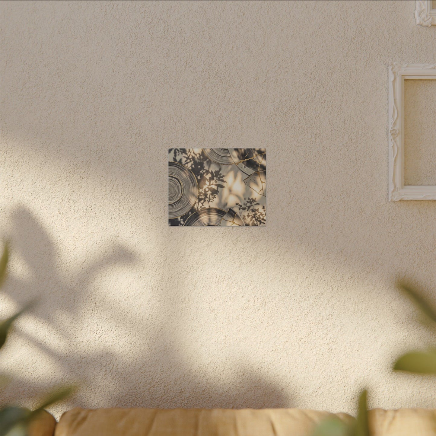 Healing Water Ripple Canvas Art - Gold Vein Kintsugi