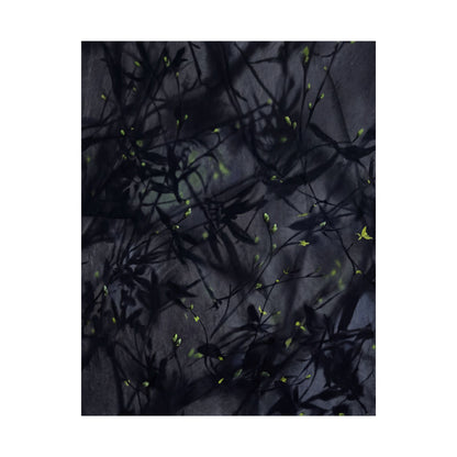 Atmospheric Shadow Play Wall Art Print - Shadow Zen Dark Japandi