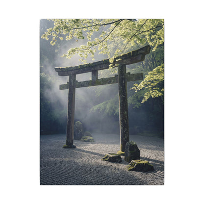 Torii Gate Canvas Art | Spring Zen Karesansui Art