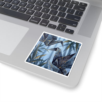 Paper Fold Summer Sticker | Kintsugi Artful Design Art Print