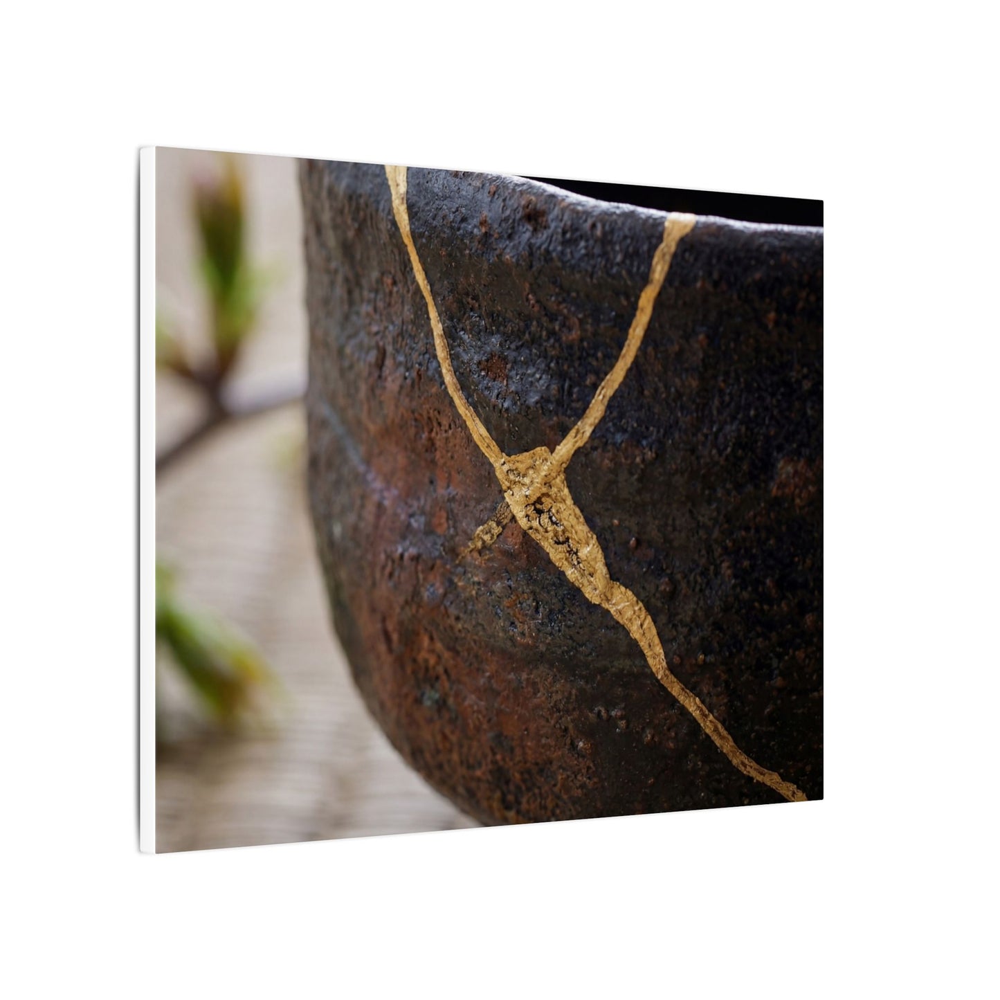 Dawn Tea Ceremony Canvas Art - Kintsugi Mono No Aware