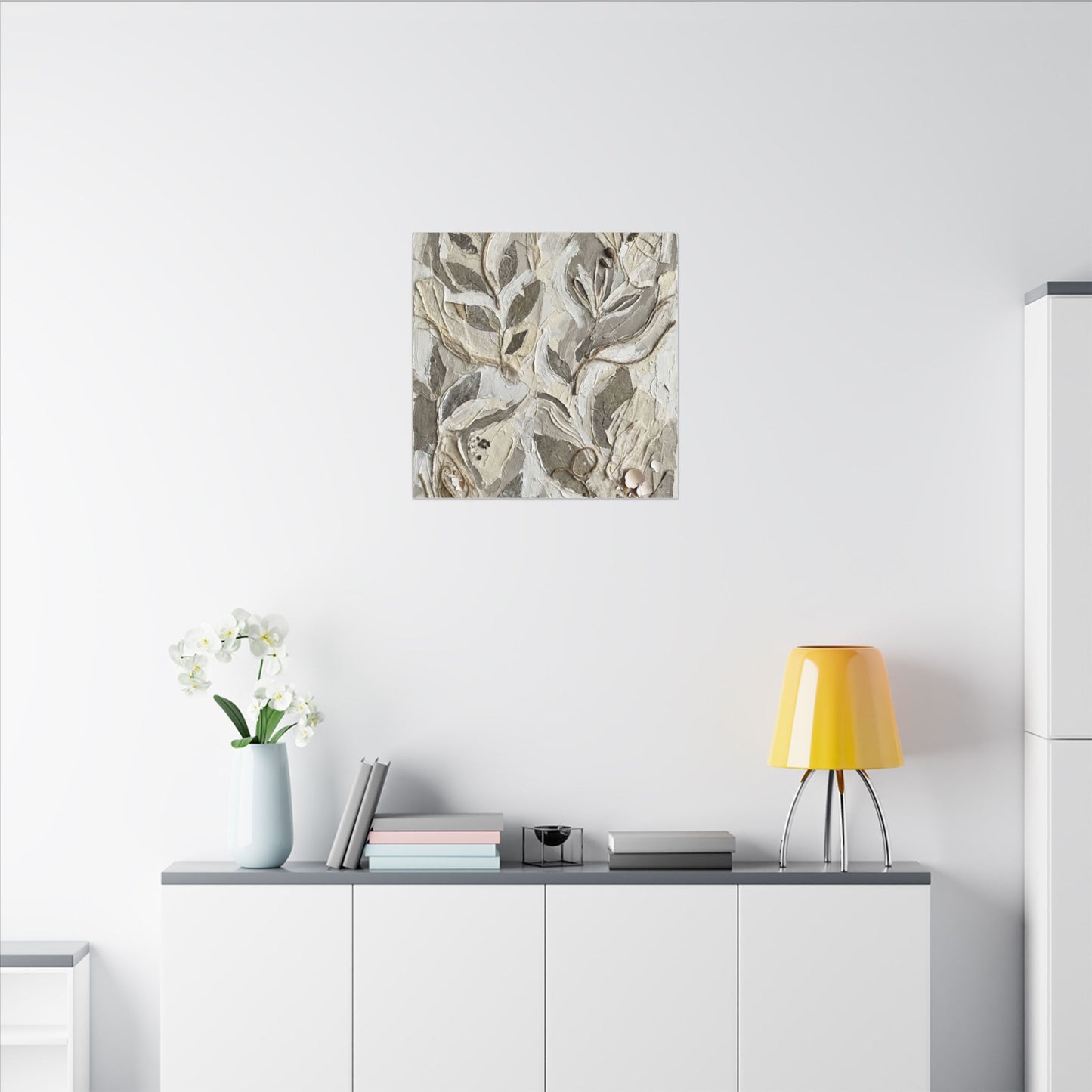 Japandi Textured Canvas Art