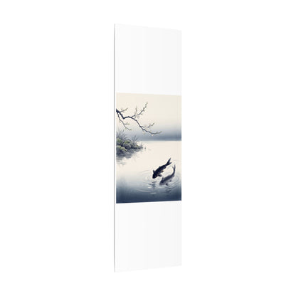 Ma Koi Pond Canvas Art - Zen Ukiyo E Inspired