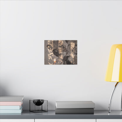 Shadow Play Summer Canvas Art | Japandi Elegant Design